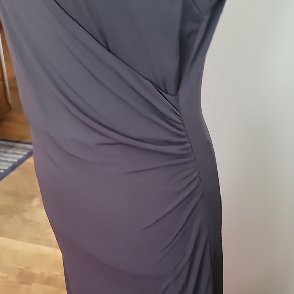 41 Hawthorn Asymmetrical Charcoal Dress - Picture 7 of 11